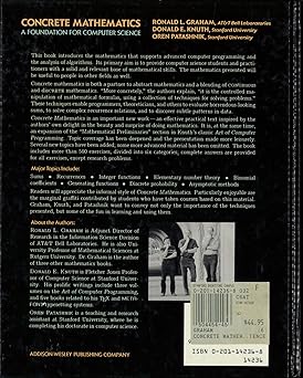 Concrete Mathematics: A Foundation for Computer Science (2nd Edition) 2nd Edition